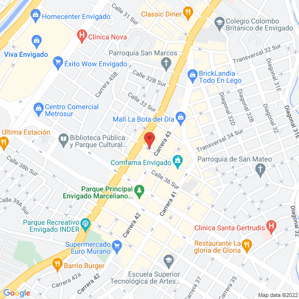 Mapa de Consultorio Odontologico Lagoeyte