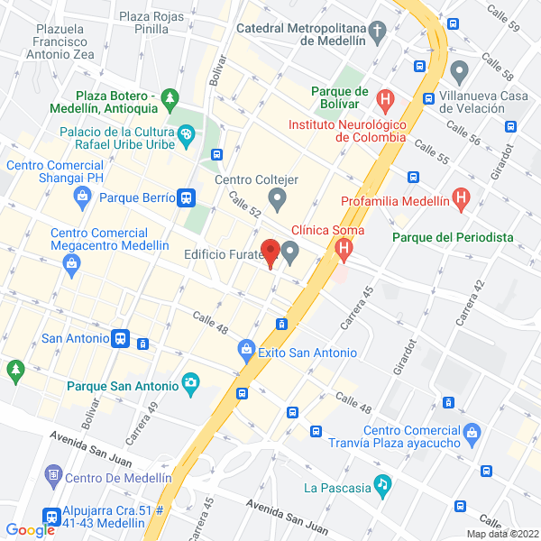 Mapa de Consultorio Odontológico San Cayetano