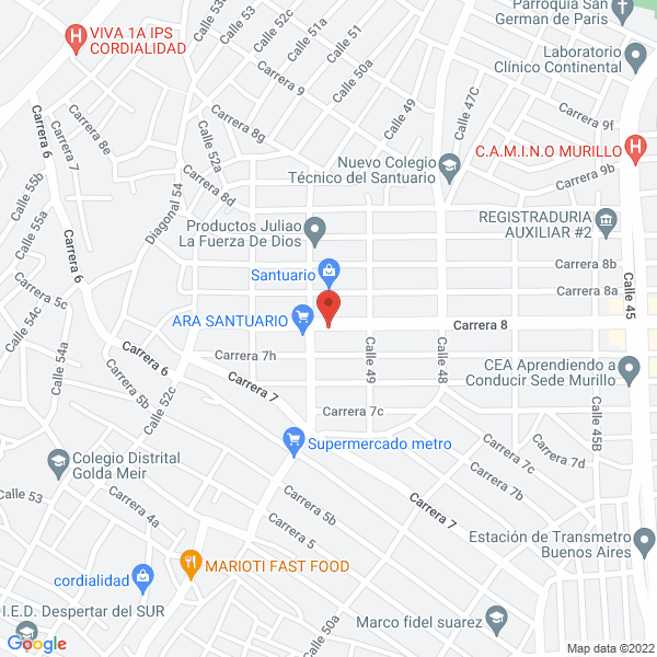 Map of Droguería Yeiner