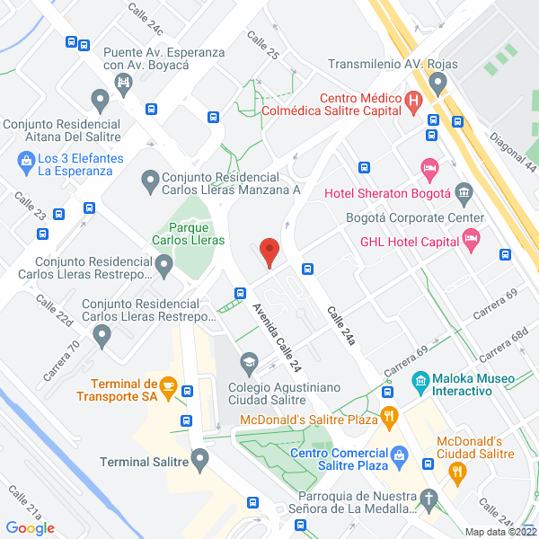 Mapa de Droguerías Ecopharma