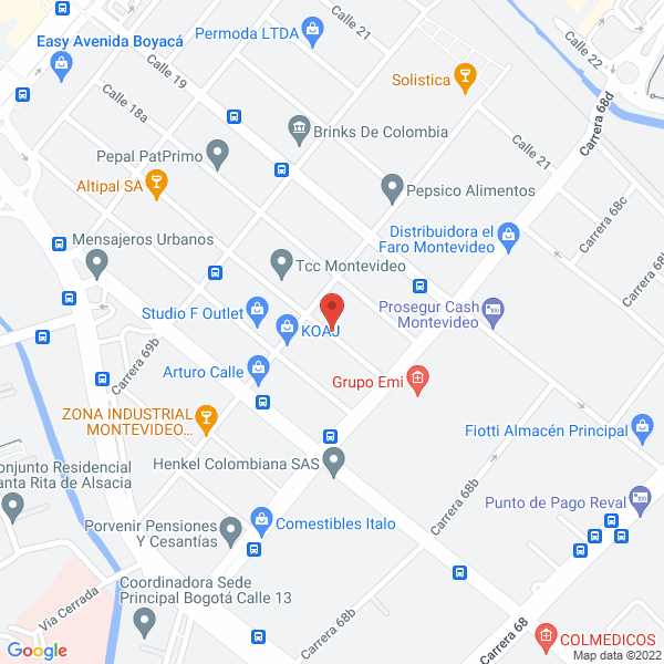 Mapa de Dromayor Bogota S.A.