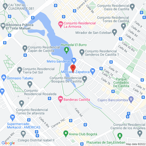 Mapa de Distribuciones Sur Occidente S.A.S.