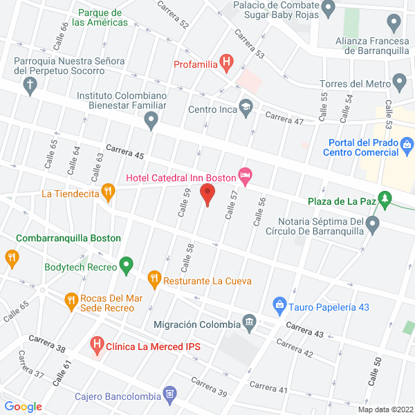 Map of Delta Company S.A.S.