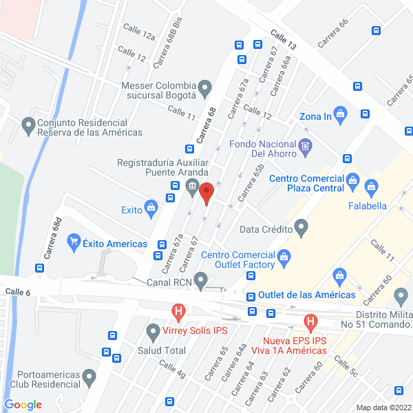 Mapa de Deltacrom Ltda.