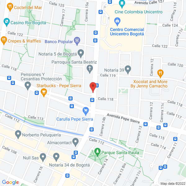 Mapa de Dental Group Inc S.A.S.