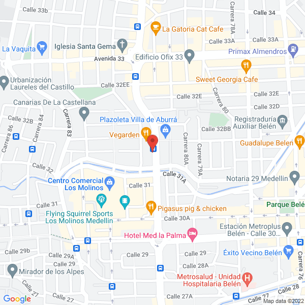 Mapa de Dentalbox E.U.