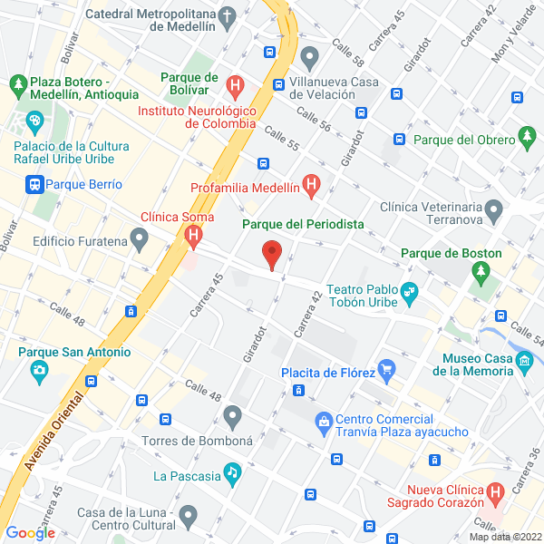 Mapa de Depormed