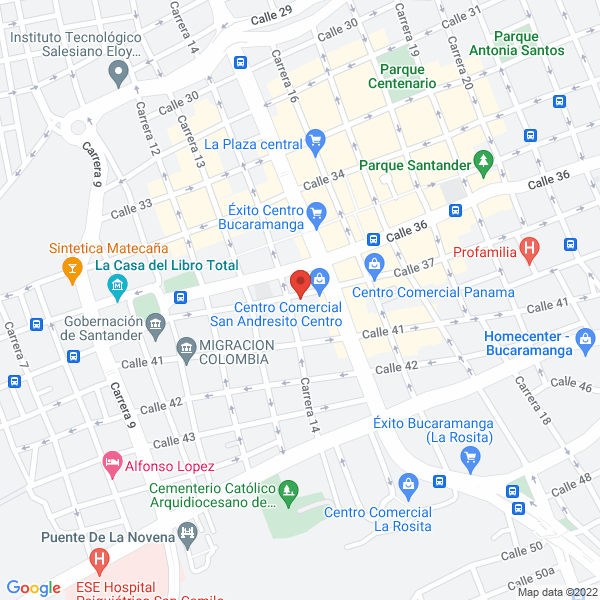 Map of Deportivos J.E. Sport