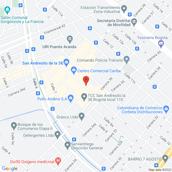 Mapa de Deportivos S&S S.A.S.
