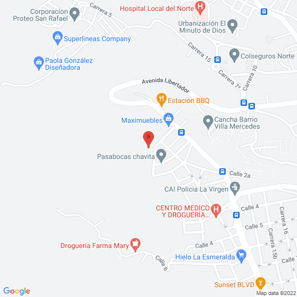 Map of Depósito Aratoca
