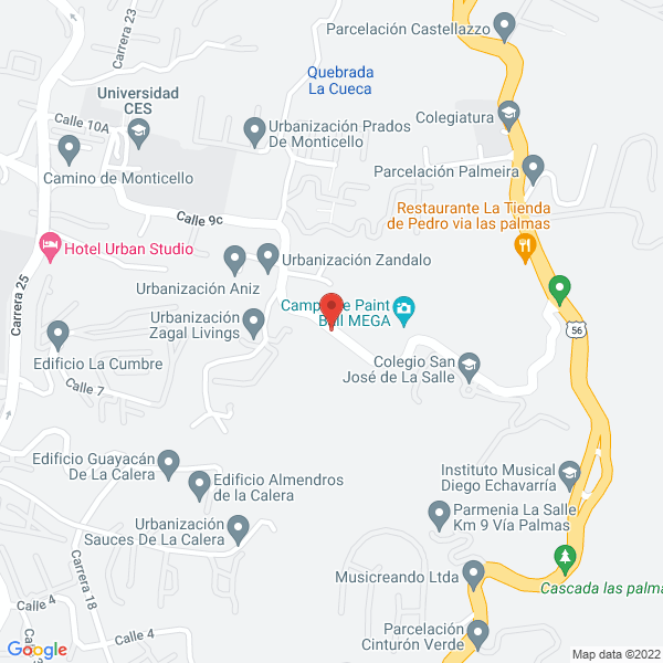 Mapa de Derivados Lácteos La Unión