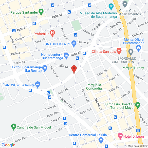 Map of El Arte Floral Floristería