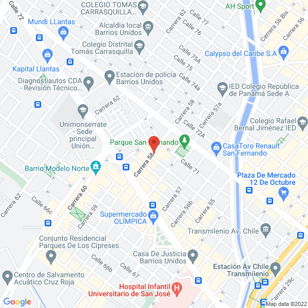 Mapa de El Centavo Menos
