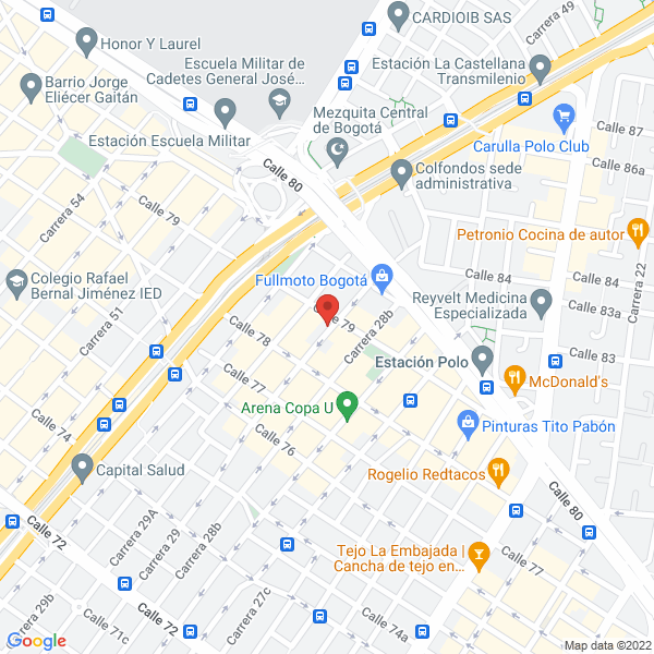 Mapa de El Clutch De Colombia & Cía. Ltda.