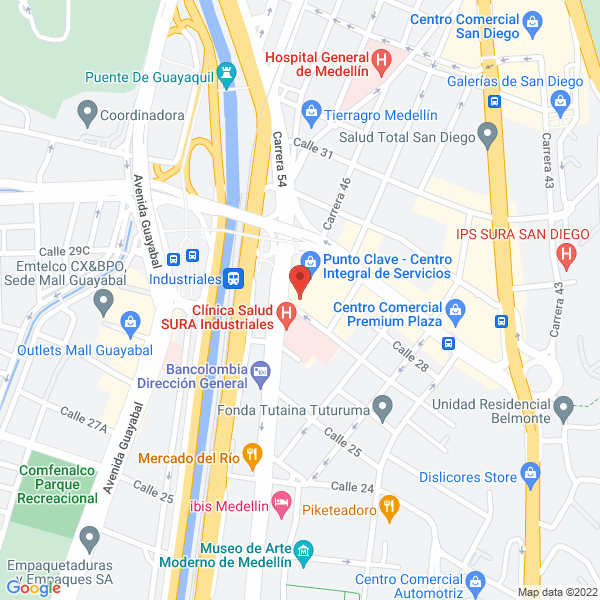 Mapa de El Cuate