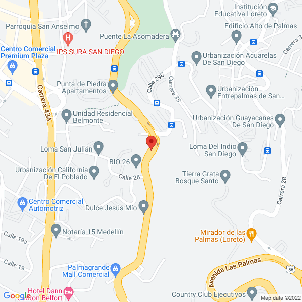 Mapa de El Cuervo