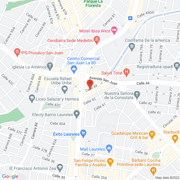 Mapa de Derilac S.A
