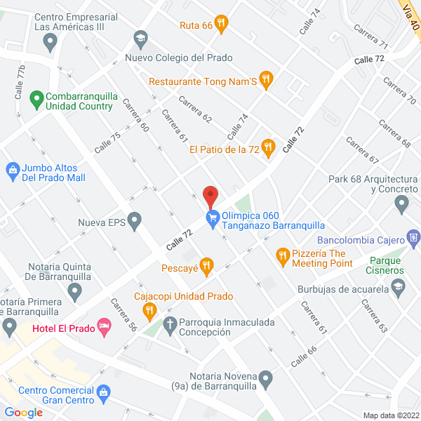Map of Dialeds Ltda.