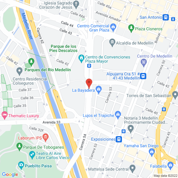 Mapa de Díaz Granados Rafael