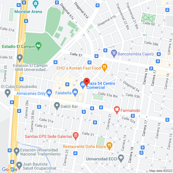 Mapa de Peluquería