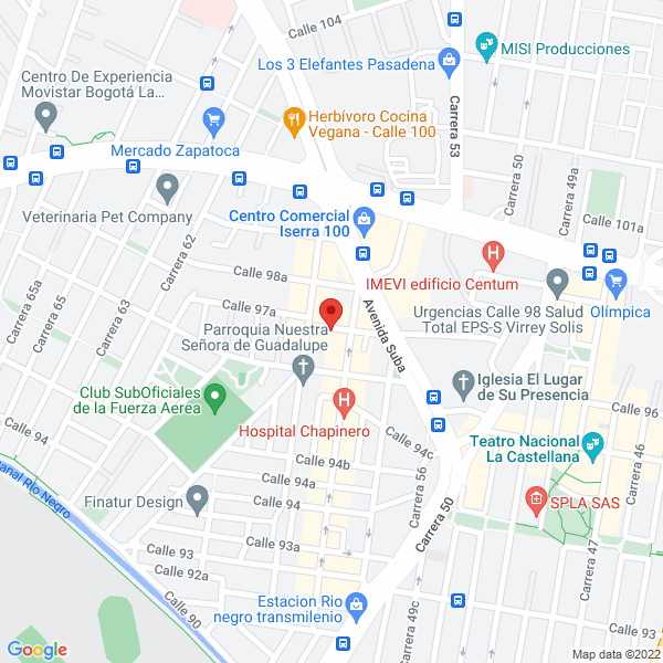 Mapa de Diequipos Ltda.