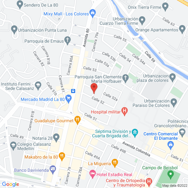Mapa de Efficientsoft S.A.S.