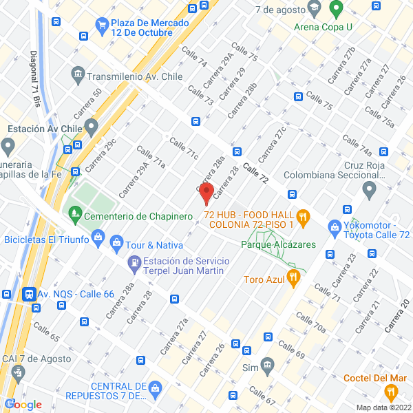 Mapa de Dita Publicidad Y Diseño Ltda.