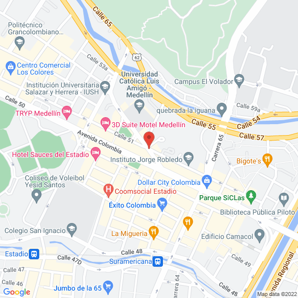 Mapa de Ditecno Soportes