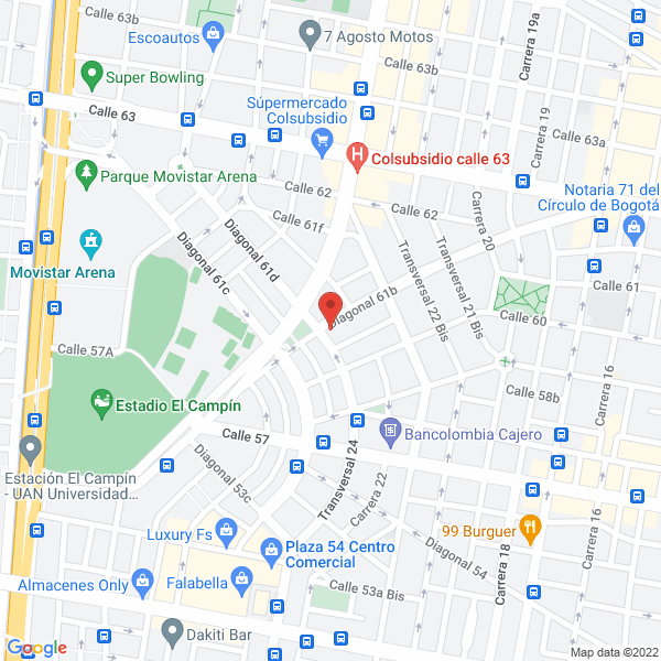 Mapa de El Jardín Del Arte