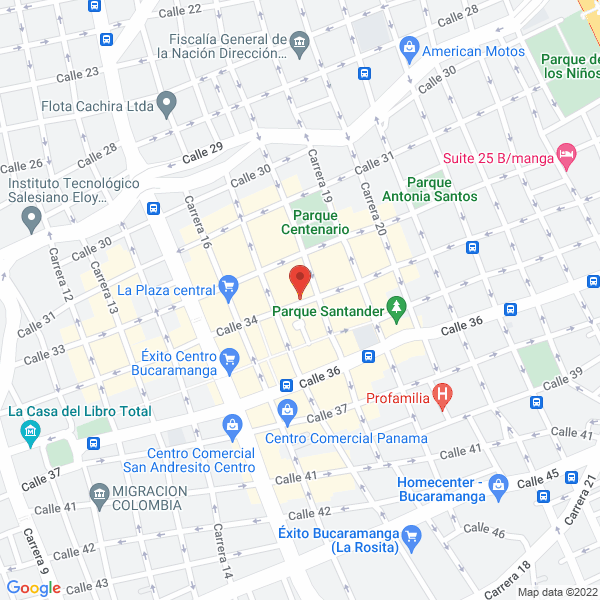 Map of El Mundo De Las Blusas