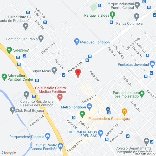 Mapa de Distriredes S.A.S.