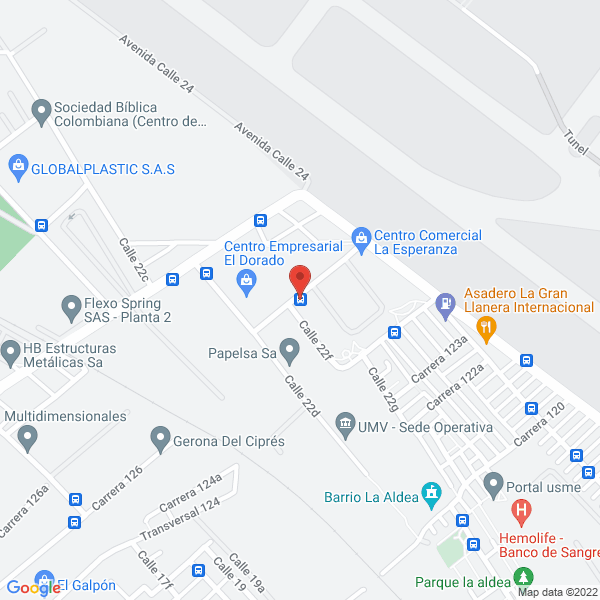 Mapa de Distrisuelas De Colombia S.A.