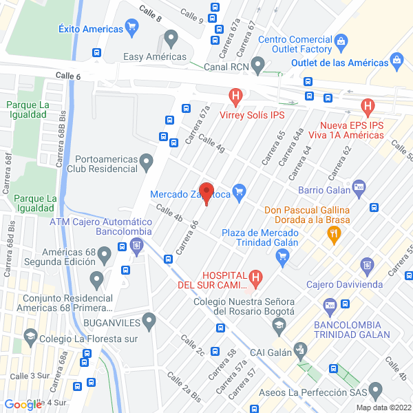 Mapa de Disvinilos S.A.S.
