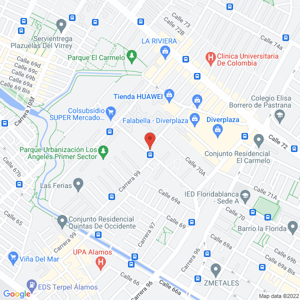 Mapa de Diver Plaza Alamos