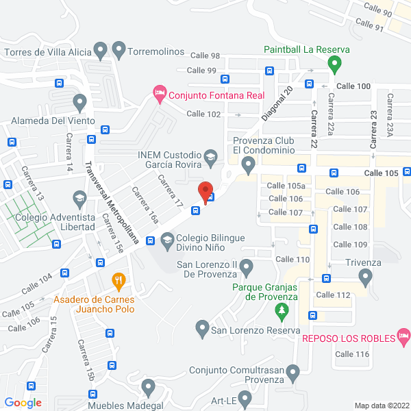 Map of Diverkids & Centro De Negocios