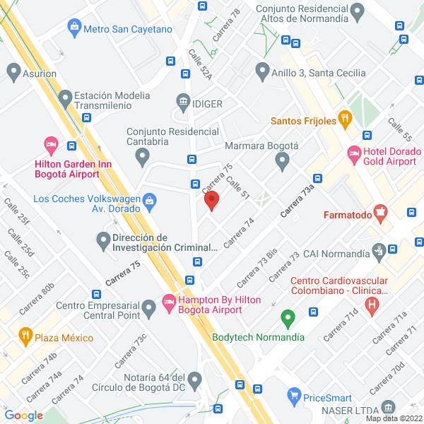 Mapa de Diversiones Alianza S.A.S.