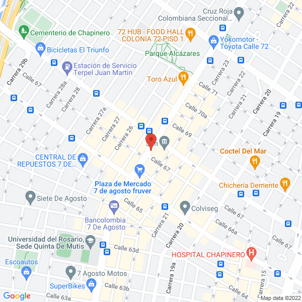 Mapa de Divino Niño Jesús Y Amigos En S.A.S.