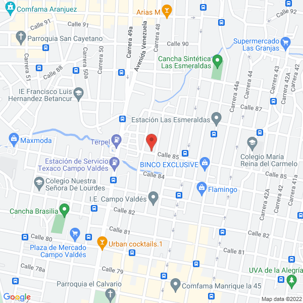 Mapa de Don Pollo S.A