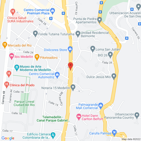 Mapa de Driver And Car Rental