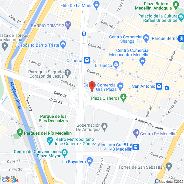 Mapa de El Punto Del Cosmetico