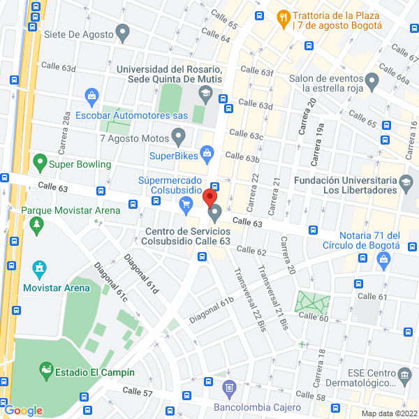 Mapa de El Rincón Deportivo De La 24