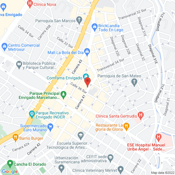 Mapa de El Sahumerio
