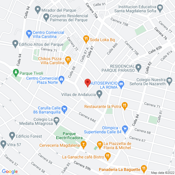 Map of El Sitio Gourmet