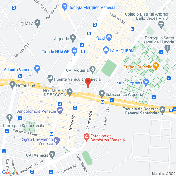 Mapa de El Surtidor De La Espuma Del Sur S.A.S.