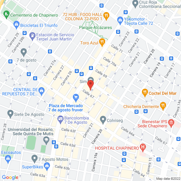 Mapa de El Surtidor De Viveres Ltda