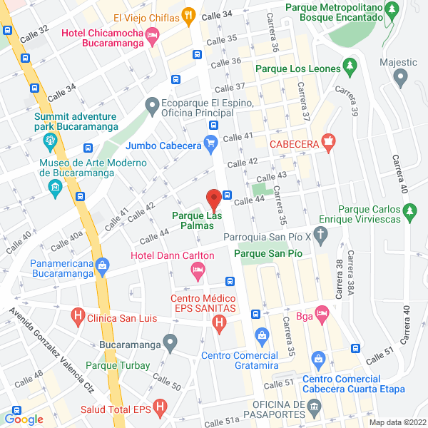 Map of El Templo Del Cristal