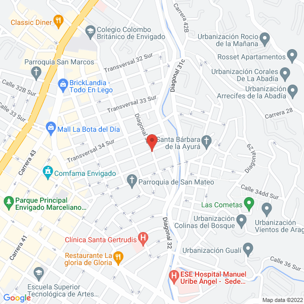 Mapa de Electrociviles Asociados S.A.S