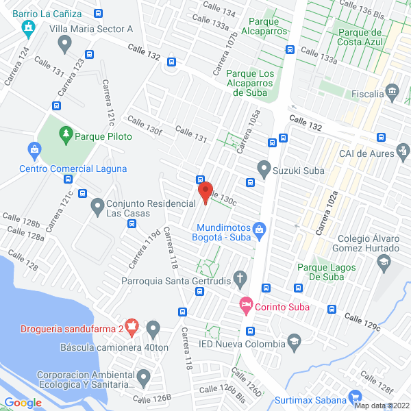 Mapa de Departamento Social Infantil