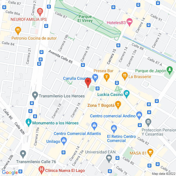 Mapa de Depilación Definitiva Con Electrólisis Cecilia Ospina