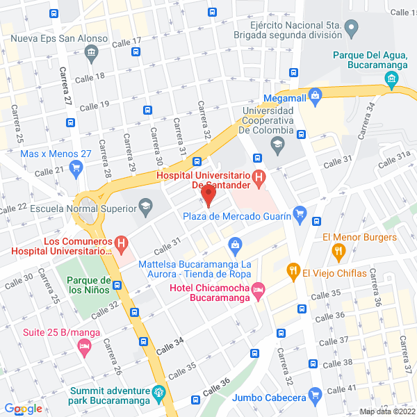Map of Depilaser